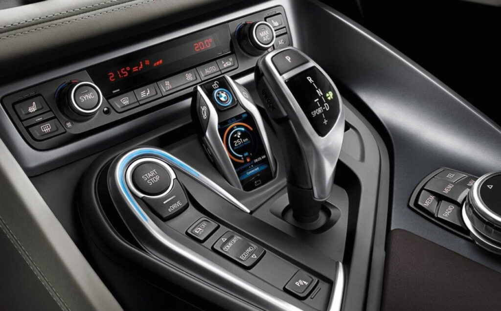 start stop and edrive button for bmw i8
